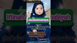 Nama Bayi Putri Islami (Iftinah Rafifah Shabiyah) | @DrNaufal867 #islamicvideo #islamicshorts