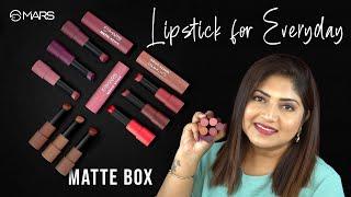 *NEW* MARS MATTE LIPSTICK BOX | Review + Swatches |#MARSCosmetics #reachedMARS