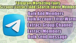 How to bulk invite|Bulk send message|bulk extract|warmer on Telegram?#telegrambot #telegram