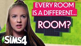 This is the MOST confusing Sims 4 Build Challenge... | Every Room is a Different... Room?