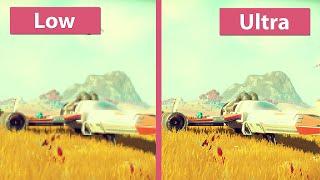 No Man's Sky – PC Low vs. Medium vs. Ultra Graphics Comparison 1440p