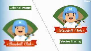 Convert or redraw any image and manually vector tracing logo - Best Vector Tracing service