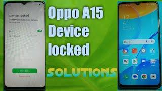 Oppo A15 Device locked Ko Unlock Kaise kare Oppo A15 Device locked Solutions Just U Mobile Solutions