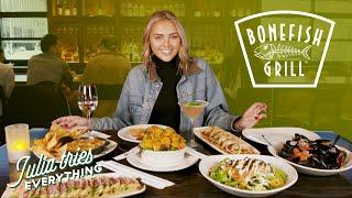 Trying ALL Of The Most Popular Menu Items At Bonefish Grill