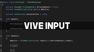 Unity + Vive Tutorial  - Controller Input