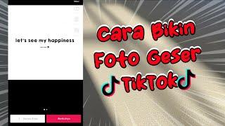 Cara Upload Foto di Tiktok Bisa digeser