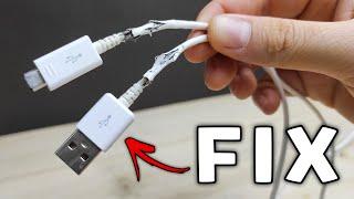 Best way to repair and fix charge cable - fix and repair any type of charger cable