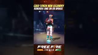 Guild Token New Legendary Rewards Ome On Ob Update - Garena Free Fire Max #shorts