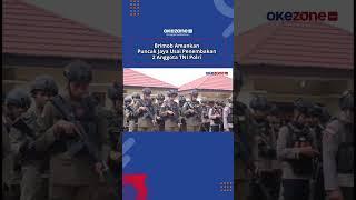 Brimob Amankan Puncak Jaya Usai Penembakan 2 Anggota TNI Polri #shorts #okezone