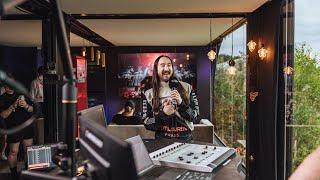 Steve Aoki at the One World Radio studio | Tomorrowland Belgium 2024