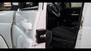 Смазка внутреннего замка двери УАЗ Патриот без разбора обшивки