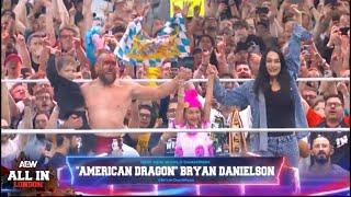 Bryan Danielson Final Countdown Entrance + Victory Celebration | AEW All In London 2024