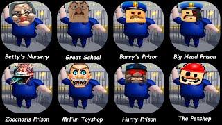 BETTY'S NURSERY ESCAPE,Zoochosis Barry's Prison Run,GREAT SCHOOL BREAKOUT,Escape Mr Funny's ToyShop