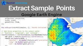 Google Earth Engine Tutorial | Extract Sample Points from a Raster Data