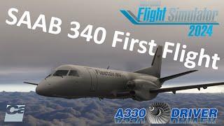 Flight Simulator 2024 - Saab 340 FIRST FLIGHT | Real Airline Pilot