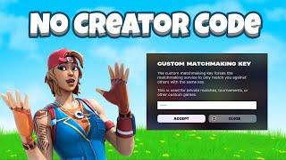 How To Make a Fortnite Custom Match WITHOUT a Creator Code (Working 2024)