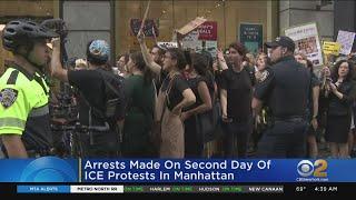 Dozens Arrested During ICE Protest Outside Amazon