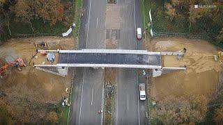 Construction of a geogrid-reinforced bridge abutment in the shortest time