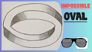 How to draw impossible oval|drawing of impossible oval|optical illusion|Learn to make with Sam