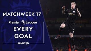 Every goal from Matchweek 17 in the Premier League | NBC Sports