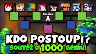 První postupy o 1000 GEMU!  - Turnaj všech brawlerů #2