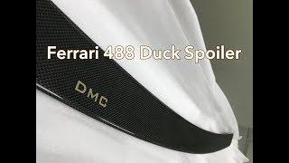 DMC Ferrari 488 GTB Duck Wing Spoiler Carbon Fiber