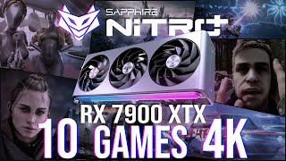 10 Games Tested @ 4K - AMD Radeon SAPPHIRE NITRO+ RX 7900XTX Graphics Card