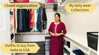 தமிழில்~ Closet organization || My daily wear collections