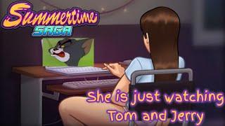 Caught her watching something, I see... /Summertime Saga #9\