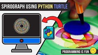 Spirograph using Python Turtle | ProgrammingIsFun.exe