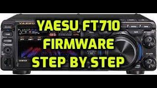 YAESU FT-710 FIRMWARE STEP BY STEP UPDATE(Perform Reset Once Completed)