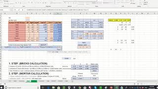 How to Calculate Number of Bricks and Quantity of Cement and Sand in Mortar (Civil Engineering)