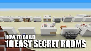 10 Easy  Ways To Build Secret Rooms In Minecraft