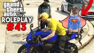 GTA V ROLEPLAY #43 MI MASCOTA ES SUPER PERRO!! JAJAJA