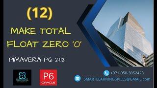 How to Fix Total Float (ZERO) I Primavera P6 I 21.12 I Beginners Tutorial