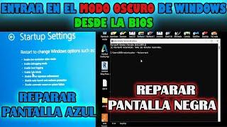 Como Entrar en Modo Seguro de Windows desde la BIOS | Reparar Pantalla Azul y Restablecer el Equipo