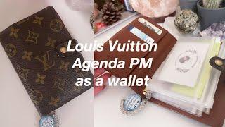 Louis Vuitton Agenda PM Wallet Setup | Authentic | Vintage