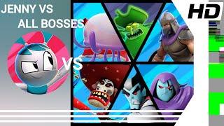 Nickelodeon All-Star Brawl 2 Jenny vs All Bosses (Hardest - No Deaths)