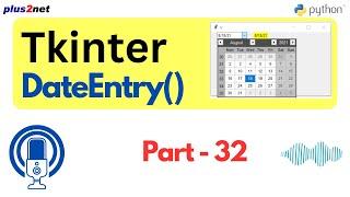 #Python #Tkinter #PythonGUI: Implementing Date Picker with tkcalendar's DateEntry Widget