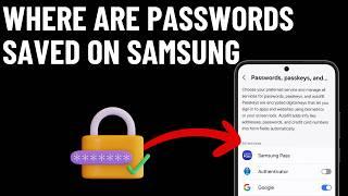 How to View Saved Passwords on Samsung Phone