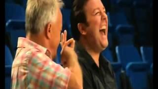 EXTRAS Bloopers: Ricky Gervais & Keith Chegwin - Pop Knob In Fanny