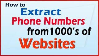 Software to extract phone numbers from websites using Scrapebox
