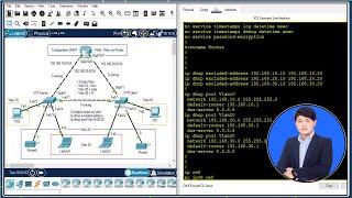 Configuration DHCP for Multiple-Vlans on Cisco Router, Speak Khmer