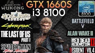 GTX 1660 Super + I3 8100 & 16GB Ram - Test In 12 Games In 2024 !