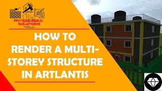 How to Render a Simple Multi-Storey Structure (Re-Done)