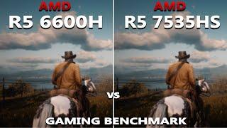 AMD RYZEN 5 6600H vs 7535HS Gaming Benchmark Test | Tested in 10 Games | Acer Nitro V RTX 3050 |