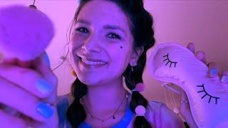 ASMR Beauty Sleep Salon - Low Light Skincare on a Rainy Day (RP, Personal Attention, German/Deutsch)