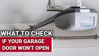 What To Check If Your Garage Door Won't Open - Ace Hardware