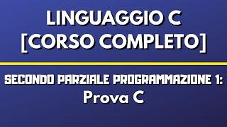 Prova C secondo esame parziale Programmazione 1 ~ uniVR