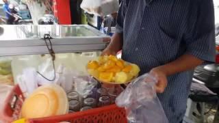 Rojak street food in Medan Indonesia